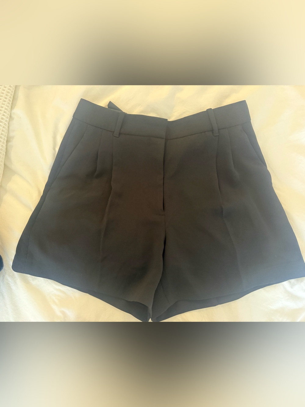 NWT Aritzia Black Tailored High-Rise Shorts